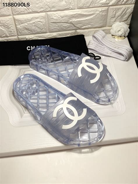 chanel transparent sandals